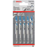 Bosch T227D HSS Jigsaw Blades 100mm Length Blue Pack of 5