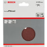 Bosch Sanding Discs 40 Grit 125mm Diameter Brown Pack of 5