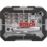 Bosch Screwdriver Bit and Ratchet Set 26 Piece Green
