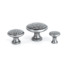 From The Anvil Pewter Hammered Cabinet Knob - Medium