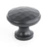 From The Anvil Black Hammered Cabinet Knob - Medium