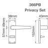 Union J366 Ambassador Bathroom Furniture 152 x 38mm Anodised Silver