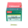 TIMco Classic Multi-Purpose Double Countersunk Screws 4.5 Gauge 30mm Box of 200