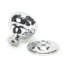 From the Anvil Hammered Mushroom Cabinet Knob 32mm Polished Chrome
