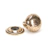 From the Anvil Hammered Mushroom Cabinet Knob 32mm Polished Bronze