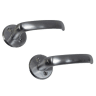 Assa Abloy 640 Lever on Round Rose Satin Chrome