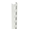 Sapphire Twin Slot Wall Mounted Shelving 1000mm White