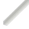 Rothley White Hard Polyvinyl Chloride Equal Sided Angle Strip 1m x 10 x 1mm