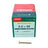 TIMCO Classic Multi-Purpose Double Countersunk Screws 6 Gauge 50mm L Box of 200