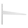 Sapphire Medium Duty Twin Slot Shelf Bracket 370 x 75mm White