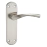Fortessa Verto Lever Handle On Backplate 119 x 46.7 x 184mm