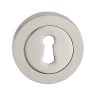 Fortessa Keyhole Escutcheon 8 x 51mm Satin Nickel/Polished Nickel