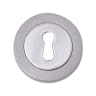 Fortessa Keyhole Escutcheon 8 x 51mm Satin Chrome/Polished Chrome