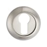 Fortessa Raised Euro Profile Escutcheon 8 x 55mm Satin Nickel Plated