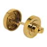 Fortessa WC Round Thumbturn and Release 51 x 8mm PVD Brass