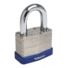Sterling Laminated Steel Padlock 64 x 30.5mm Chrome Plated