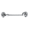 Carlisle Brass Silent Pattern Cabin Hook 104mm Polished Chrome