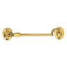 Carlisle Brass Silent Pattern Cabin Hook 196mm Polished Brass