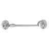 Carlisle Brass Silent Pattern Cabin Hook 202mm Satin Chrome