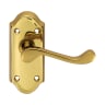 Carlisle Brass Ashtead Lever on Short Backplate Polished Brass