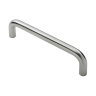 Eurospec Steelworx D Pull Handle 244 x 64 x 19mm Satin Stainless Steel