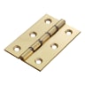 Carlisle Brass Double Steel Washered Butt Hinge 76mm Polished Brass