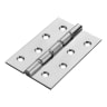 Carlisle Brass Double Steel Washered Butt Hinge 102mm Polished Chrome