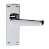 Carlisle Brass Victorian Lever Latch Furniture Polished Chrome