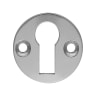 Carlisle Brass Victorian Keyhole Escutcheon 32 x 32mm Polished Chrome