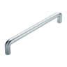 Eurospec 'D' Shaped Pull Handle 225 x 19mm Satin Anodised Aluminium
