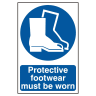 Protective Footwear Must Be Worn' Sign 200mm x 300mm