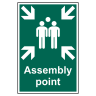Assembly Point' Sign 200mm x 300mm
