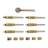 ERA Sash Window Locks 29 x 11 x 68mm Brass Pack of 6