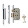 ERA Viscount 5 Lever Mortice Lock 108 x 76mm Satin Chrome