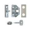 ERA Window Locking Catch With Standard Key 48 x 32 x 17mm Satin