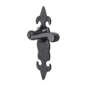 Old Hill Iron No.4010 Fulbrook Suite Lever Latch Handle 210 x 57mm Black Antique 