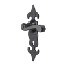 Old Hill Iron No.4011 Fulbrook Suite Lever Lock Handle 210 x 57mm Black Antique 