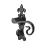 Old Hill Iron No.4018 Wychwood Suite Lever Handle 165 x 52mm Black Antique 