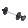 Old Hill Ironworks No.4350 Oval Thumbturn & Release 38mm Black Antique