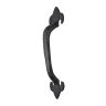 Old Hill Ironwork No.4251 Fleur de Lys Pull Handle 175mm Black Antique