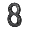 Old Hill Ironworks Door Numeral '8' 76mm Black Antique