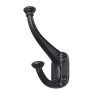 Old Hill Ironworks No.4462 Heavy Duty Hat & Coat Hook 135mm Black Antique 
