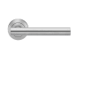 Karcher Design Manhattan Lever on 3pc Fix Rose Satin Stainless Steel