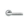 Karcher Design Slim Style Lever Round Rose Satin/Polished Stainless Steel