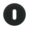 Karcher Design Keyhole Round Escutcheon Cosmos Black