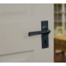 From the Anvil Straight Lever Lock Set Black