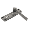 From the Anvil Straight Lever Lock Set Pewter