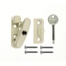 ERA Swinglock with Standard Key 53 x 13 x 23mm White