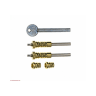 ERA Sash Window Locks 29 x 11 x 68mm Brass Pack of 6