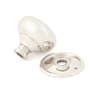 From the Anvil Mushroom Mortice/Rim Knob Set Polished Nickel